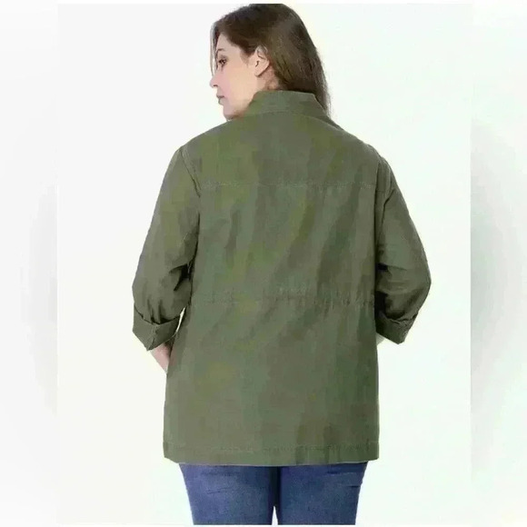 Women's Utility Jacket with Drawstring Waist – Lightweight, Casual & Versatile - Picture 6 of 11